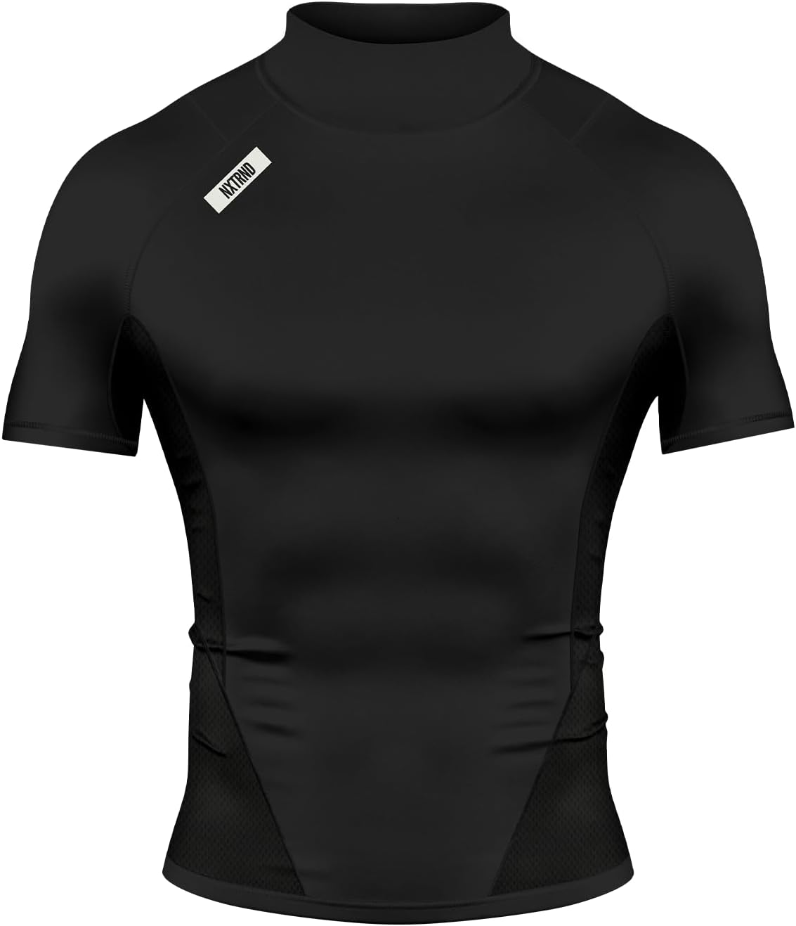 Nxtrnd Men's Turtleneck Compression T-Shirt for Athletes