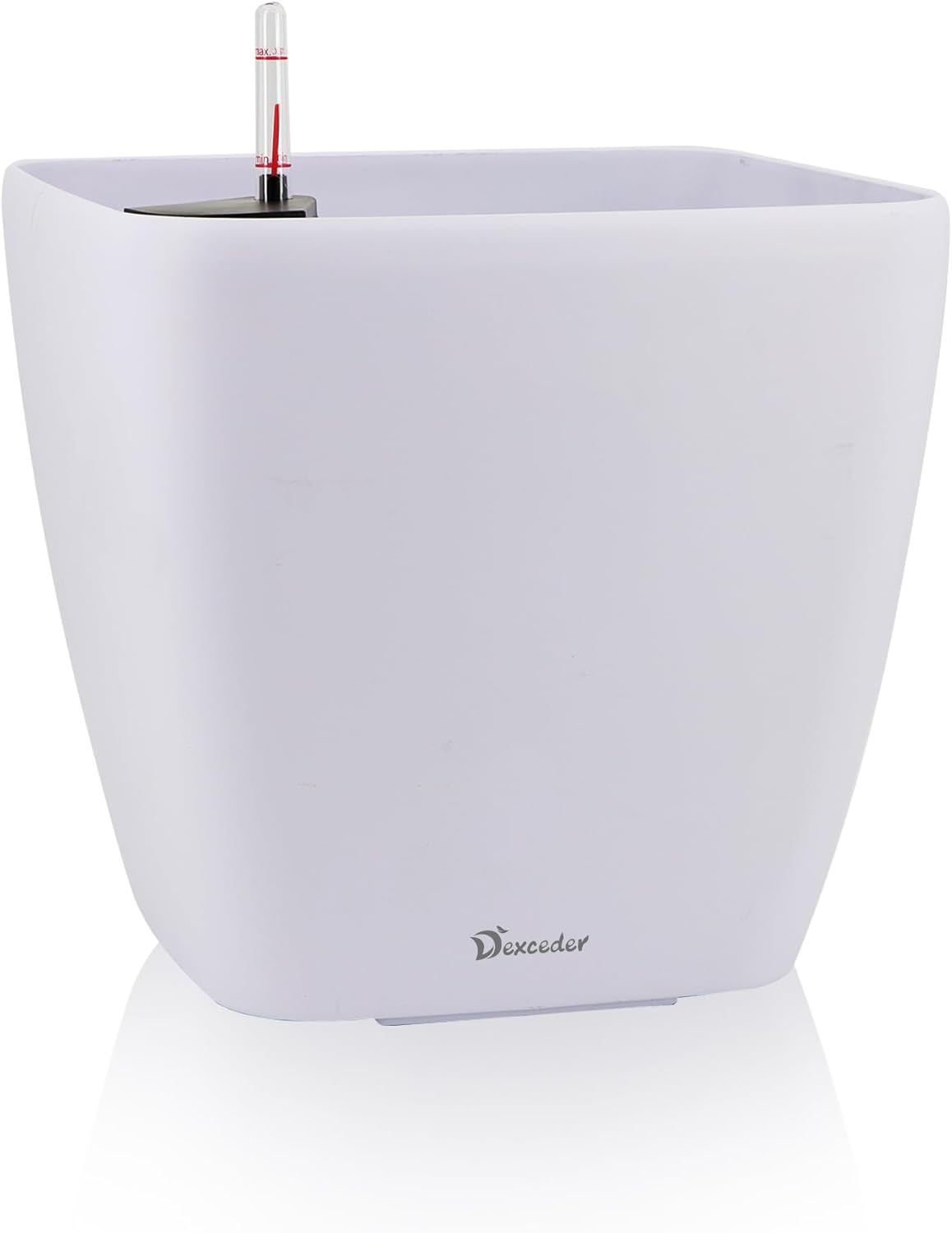 Dexceder 15x14 Self Watering Planter with Wheels for Indoor Use