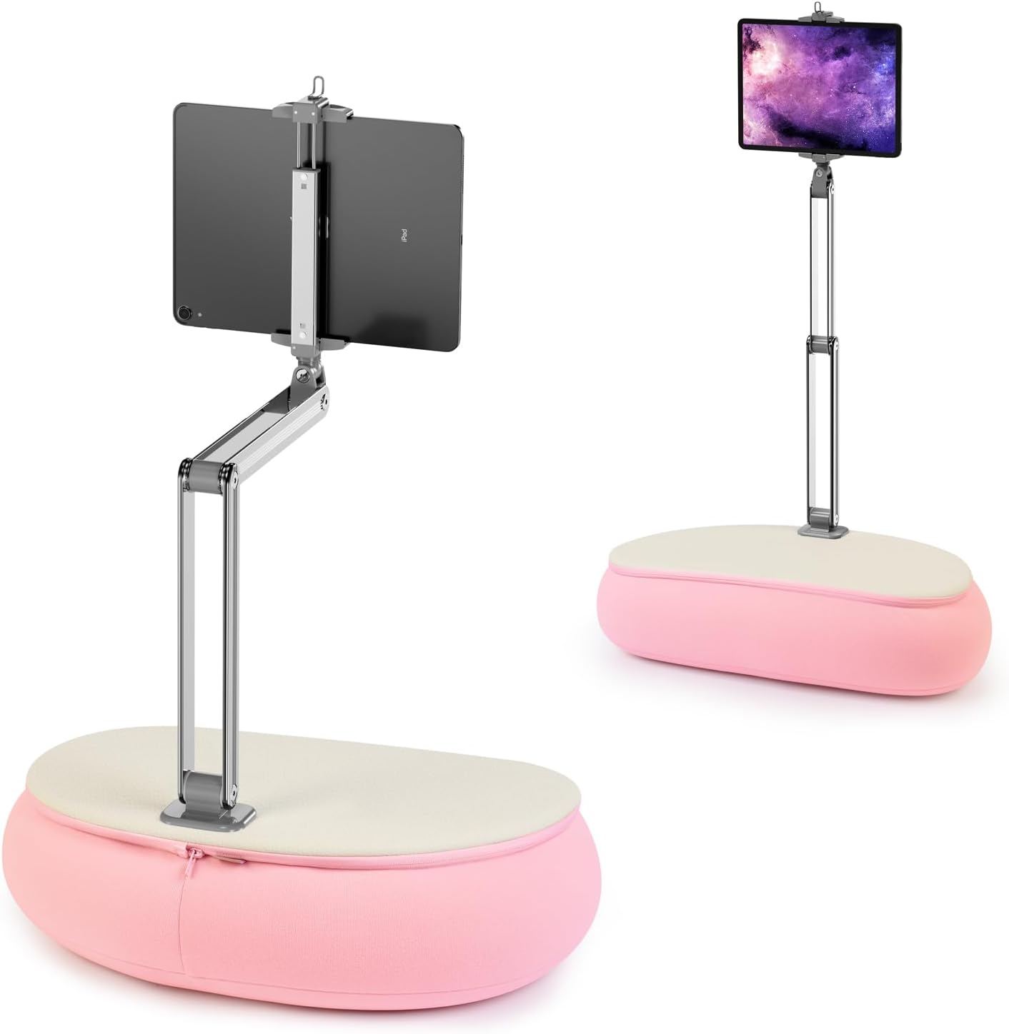 elitehood Tall iPad Pillow Stand for Bed with Adjustable Arm