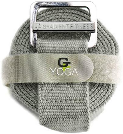 Gradient Fitness Yoga Strap: Easy-Feed Buckle, Soft Blend, Free eGuide