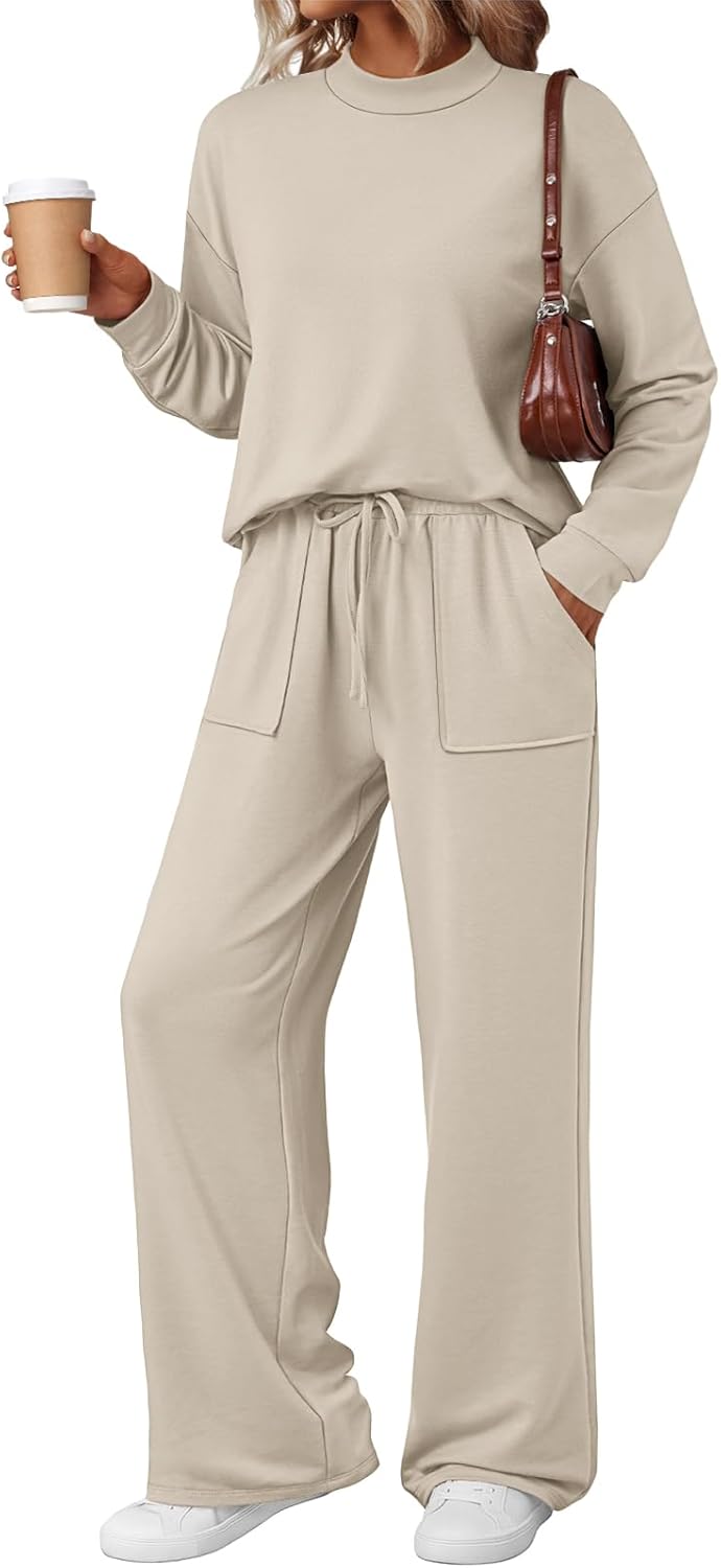 LILLUSORY Womens Two Piece Lounge Sets for Cozy Comfort