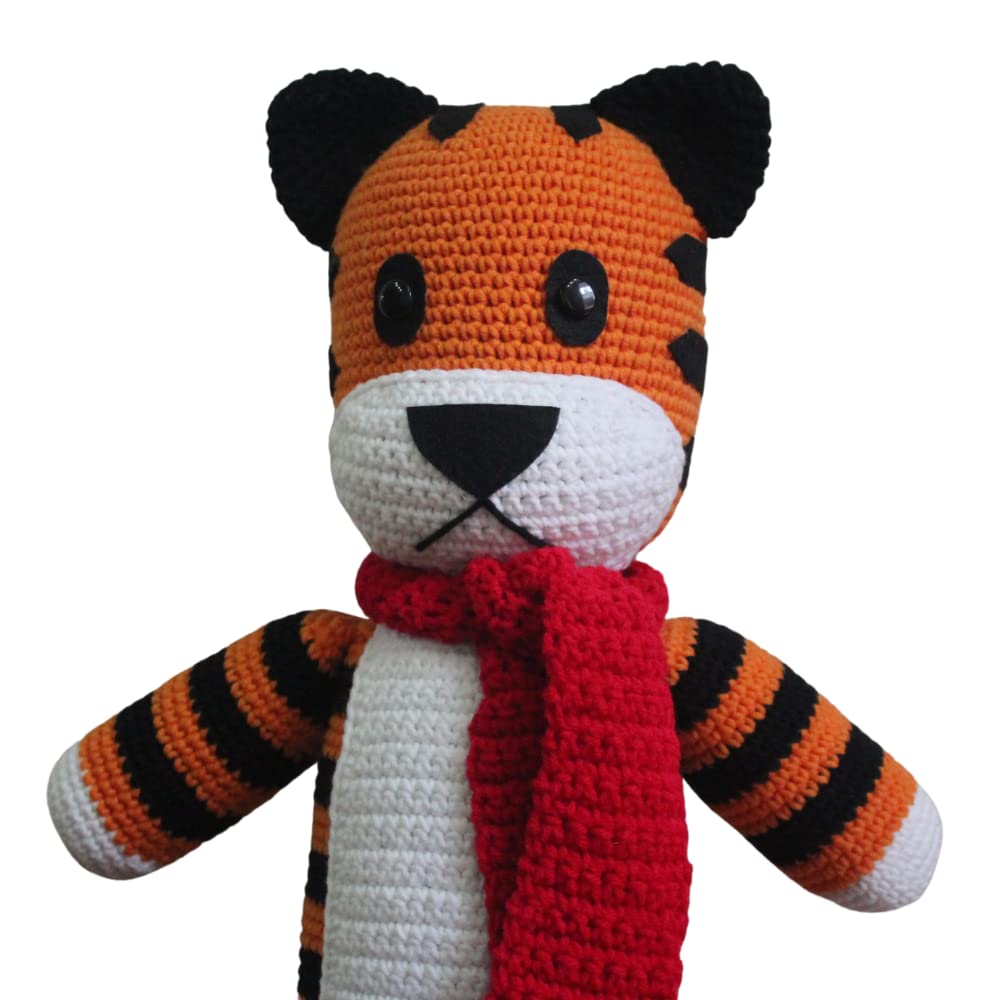 14ft' Handmade Crocheted Tiger Plush Toy for Toddlers Gifts