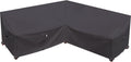 Heavy Duty Outdoor Sectional Cover 85x85 - V-Shaped Patio Protector