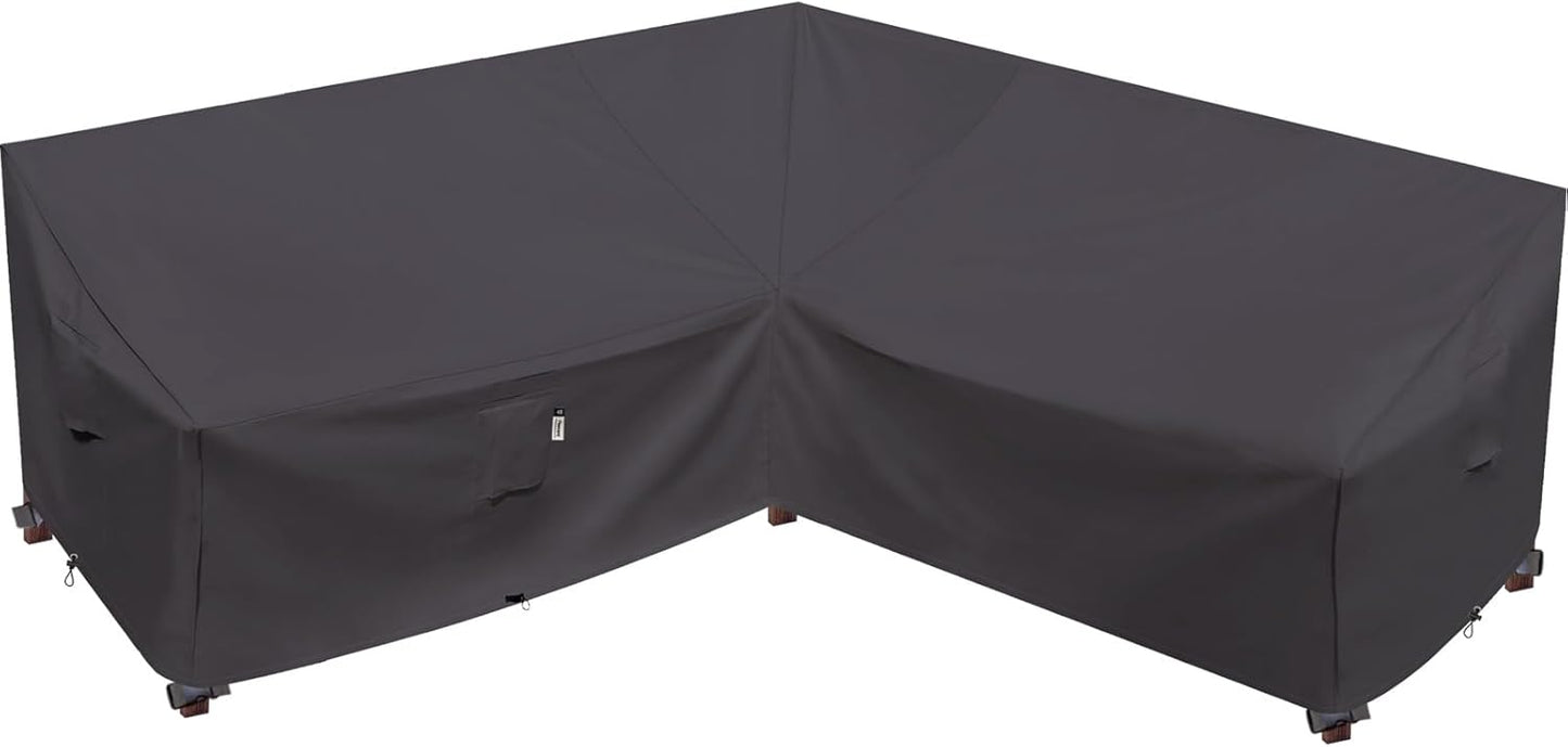 Heavy Duty Outdoor Sectional Cover for V-Shaped Sofas