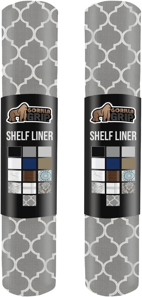 GORILLA GRIP Slip Resistant Drawer and Shelf Liner for Easy Use