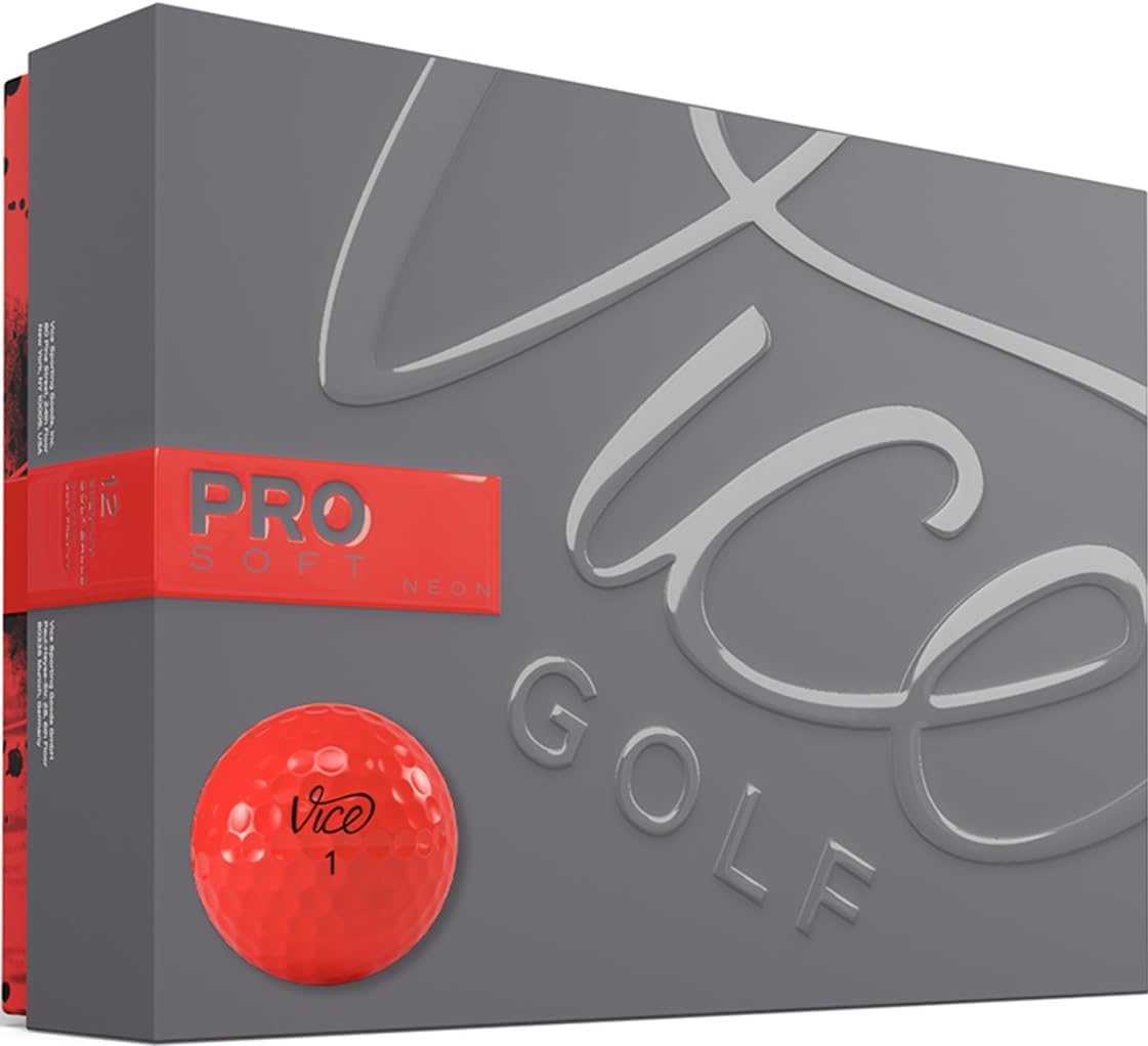 VICE Pro Soft Golf Balls for Enhanced Spin Control and Feel