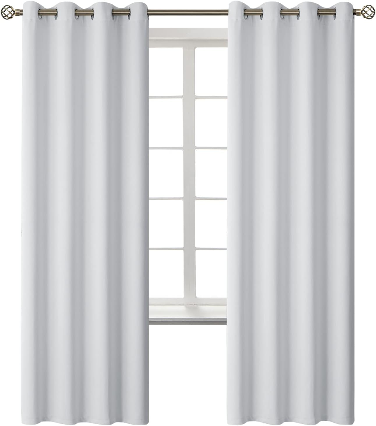 BGment Room Darkening Curtains for Bedroom - 72 Inch Grommet Drapes