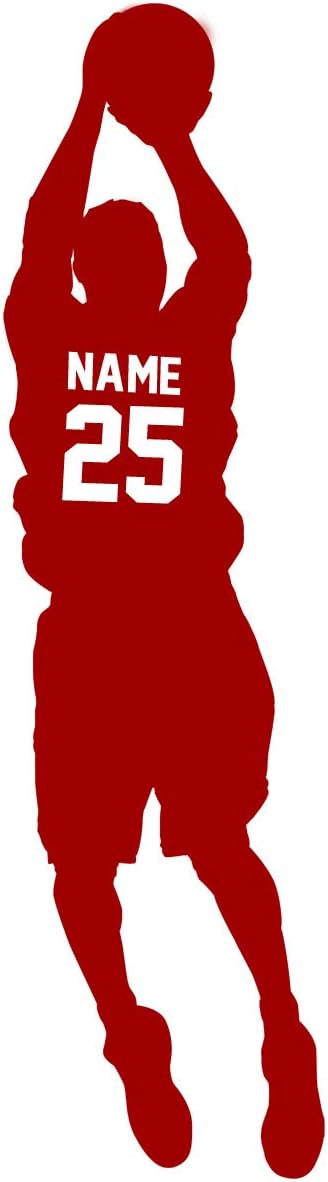 Personalized Basketball Name Decals for Boys Room Decor