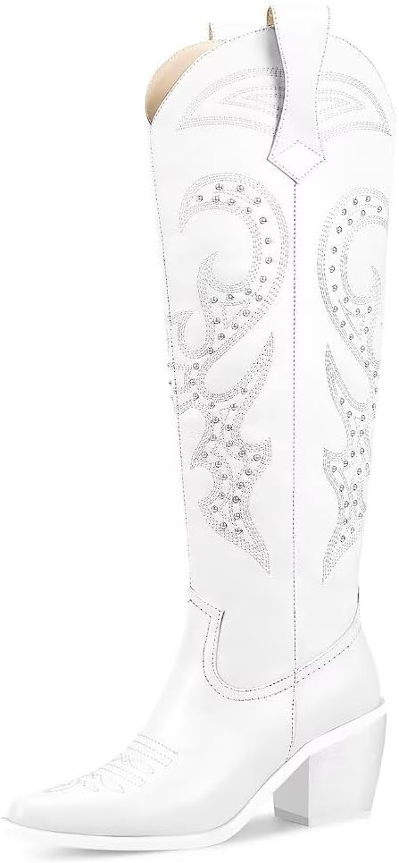 Wetkiss Cowboy Boots for Women: Stylish Knee High Cowgirl Boots