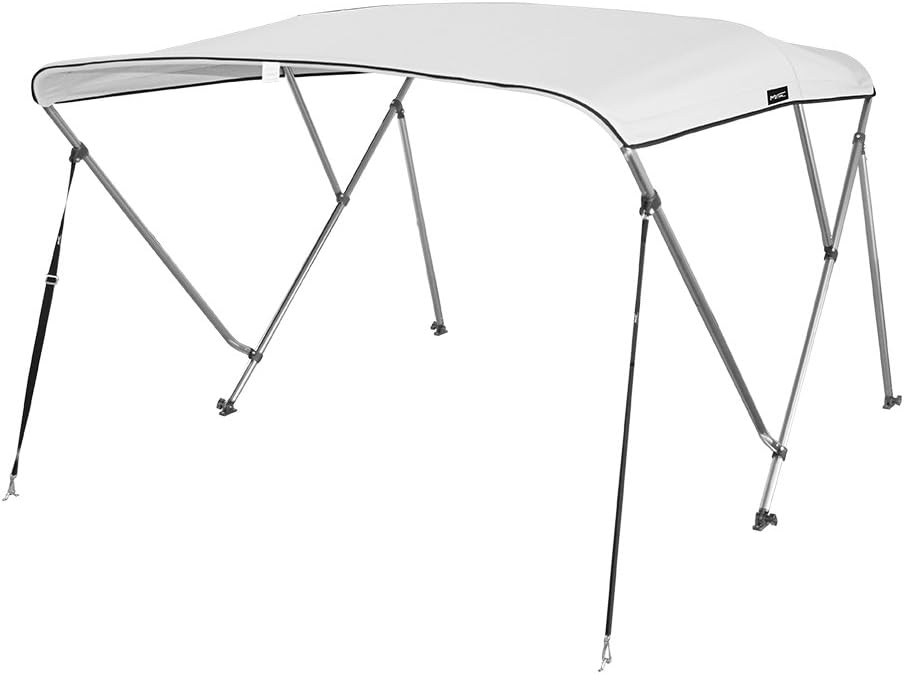 MSC 3 Bow Bimini Top Boat Cover - Durable 600D Polyester Design