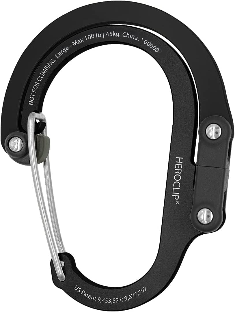 GEAR AID HEROCLIP Large Carabiner Clip for Heavy Duty Use