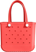 Medium Rubber Beach Bag for Men & Women - Large Capacity 14in Tote