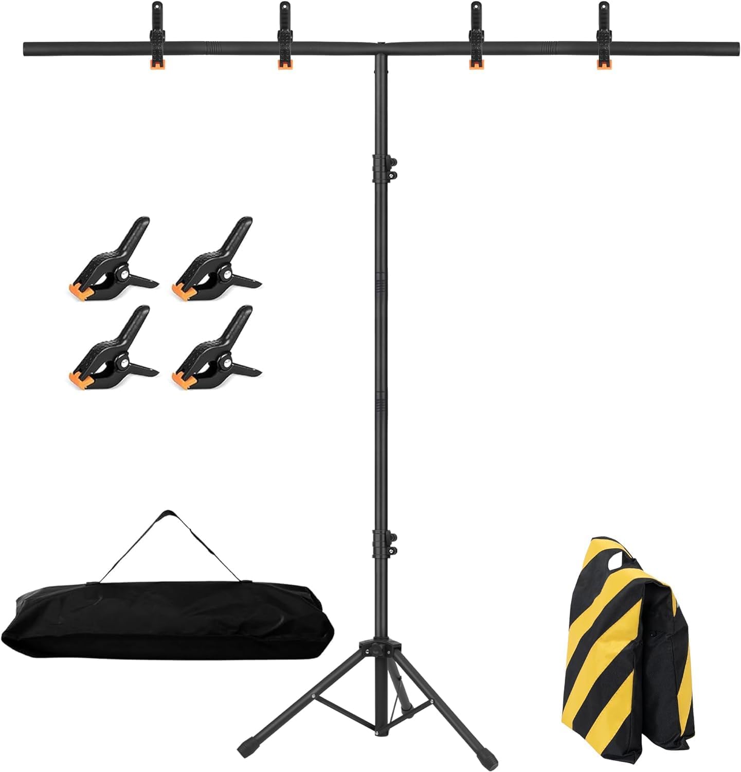 Adjustable T-Shape Backdrop Stand for Photography and Events