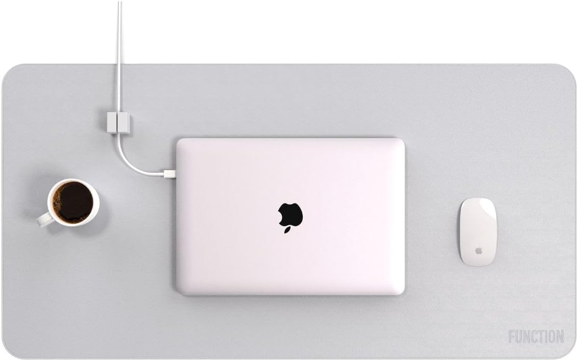 Premium Eco Leather Desk Mat Pro with Magnetic Cable Management