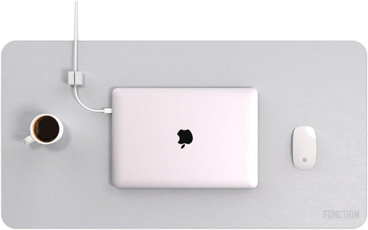 Premium Eco Leather Desk Mat Pro with Magnetic Cable Management