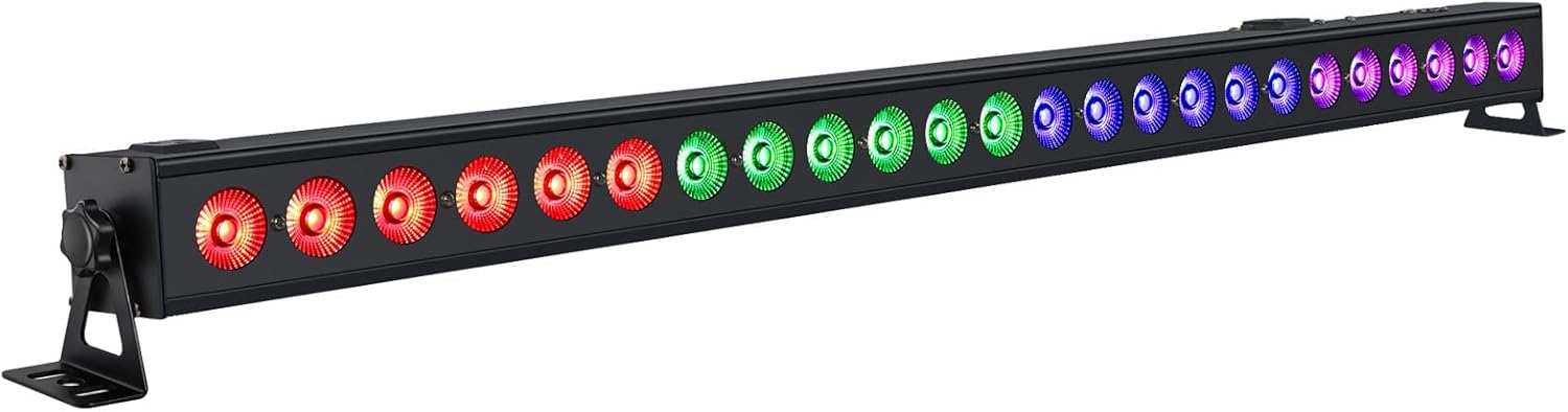LED Stage Wash Light Bar - 40in 72W RGB DJ Light for Events