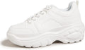 LUCKY STEP Women Chunky Platform Colorblock Sneakers - Festival Ready