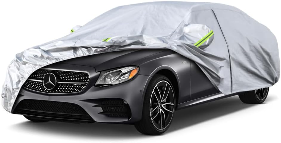 6 Layers Car Cover Custom Fit for Mercedes-Benz C-Class 2004-2025