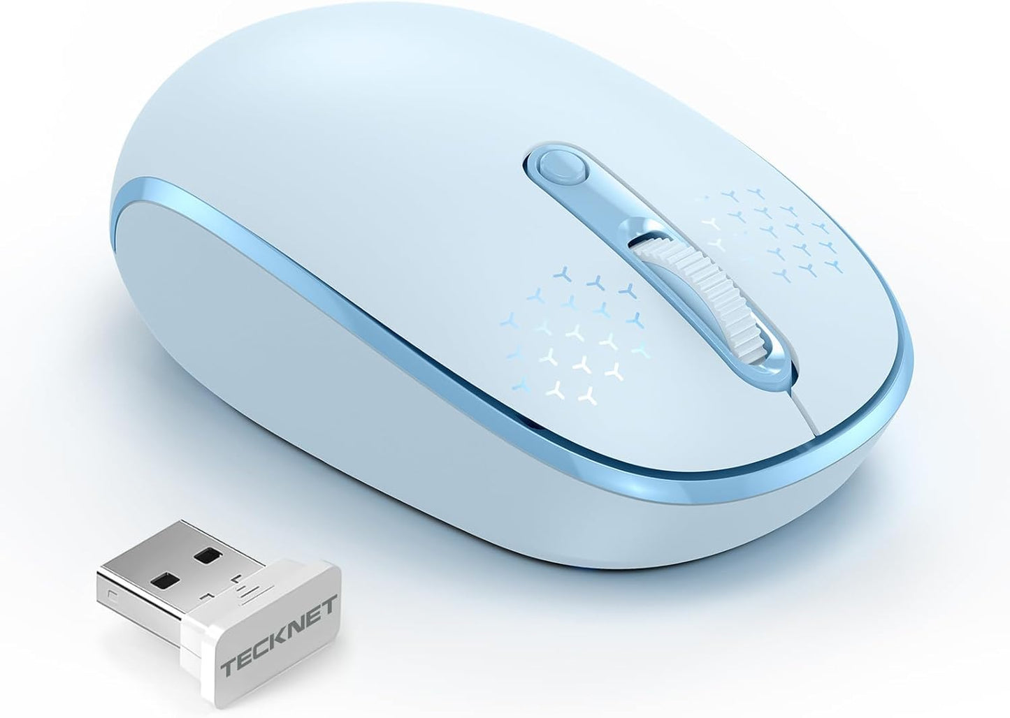 TECKNET Quiet Wireless Mouse - Smooth Cursor Control