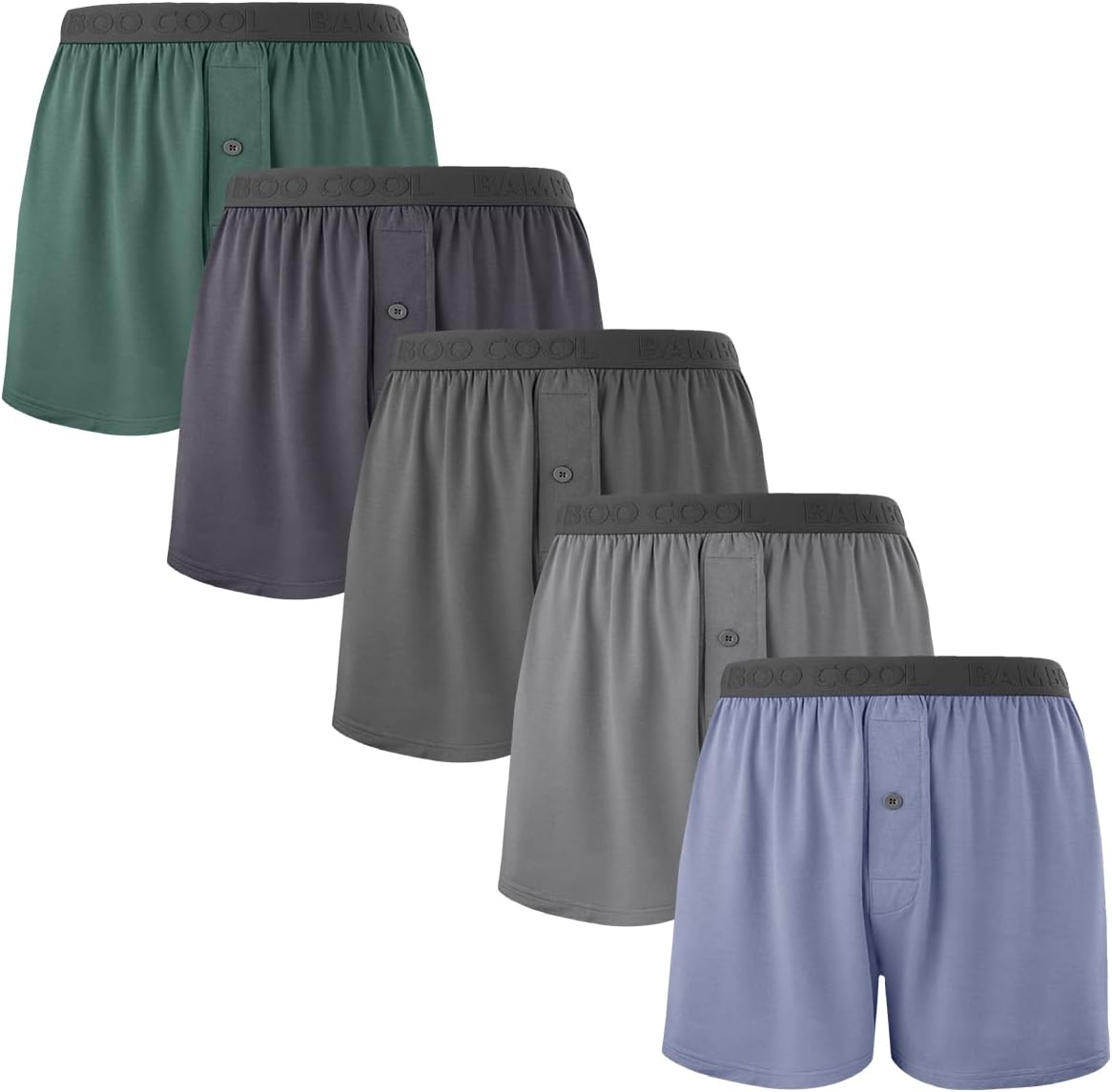 Bamboo Cool Mens Boxer Shorts Soft Comfortable Breathable Knit