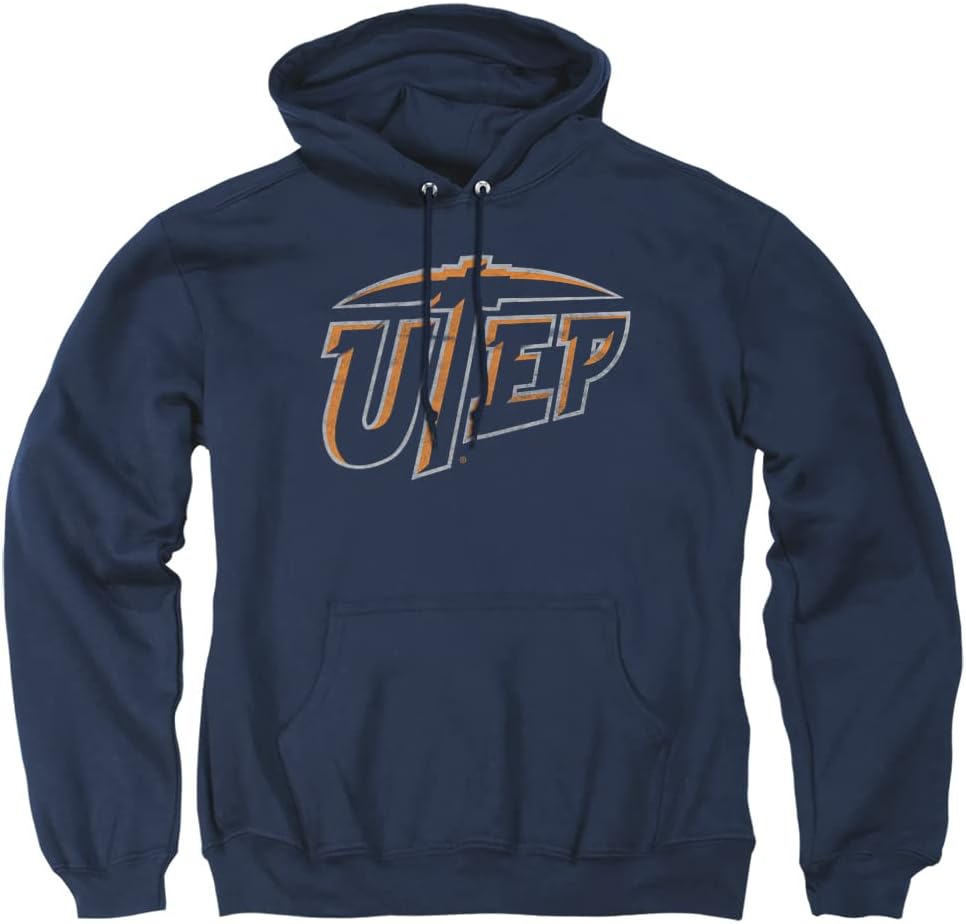 Official Collegiate Distressed Logo Hoodie for Everyday Wear
