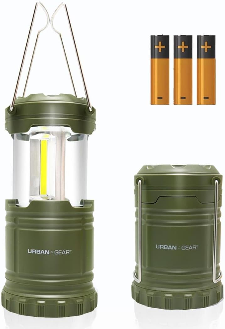 Compact LED Camping Lantern | Waterproof & Portable | Batteries Included