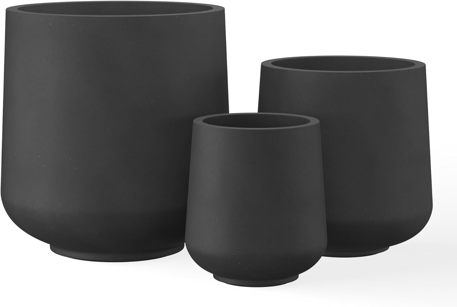 Kante Round Concrete Planter for Indoor and Outdoor Use