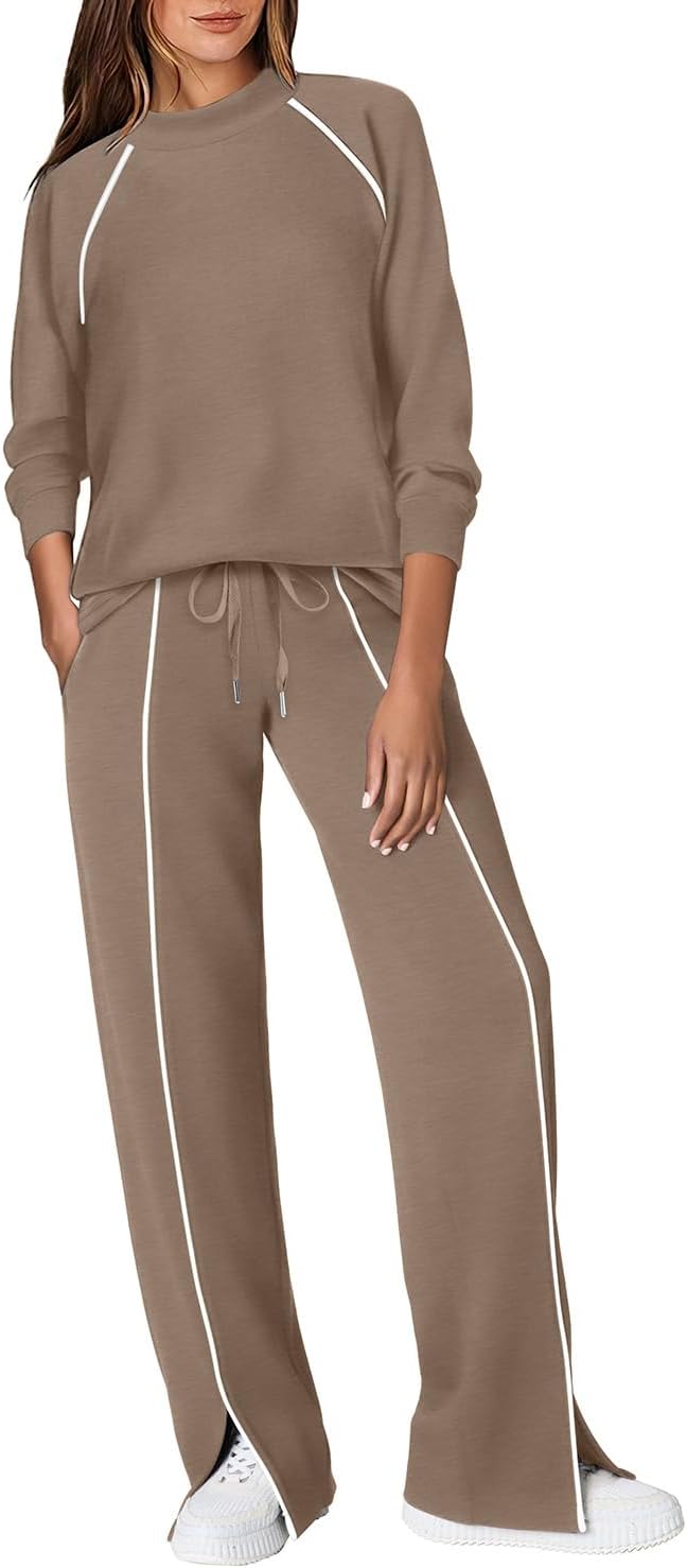 WIHOLL Lounge Sets for Women 2 Piece Fall Outfits with Style