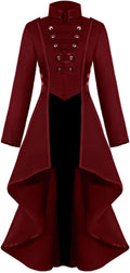 AI'MOURI Renaissance Gothic Tailcoat for Women - Versatile Steampunk