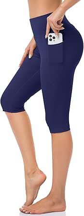 HISKYWIN Inner Pocket Yoga Pants for Comfort and Style