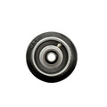 4 in x 2 in Rubber on Aluminum Wheel Only with Precision Bearing