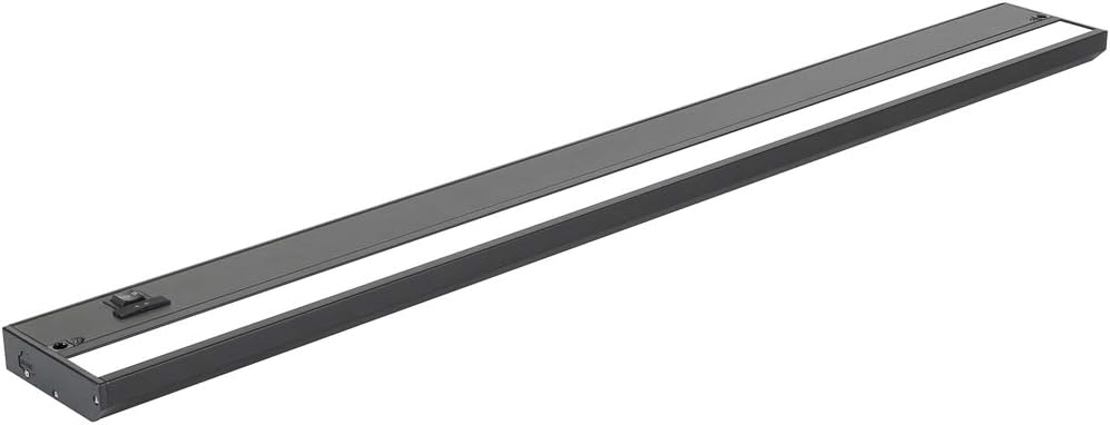 LED Under Cabinet Lighting Hardwired - 3CCT 32 Inch Black Finish