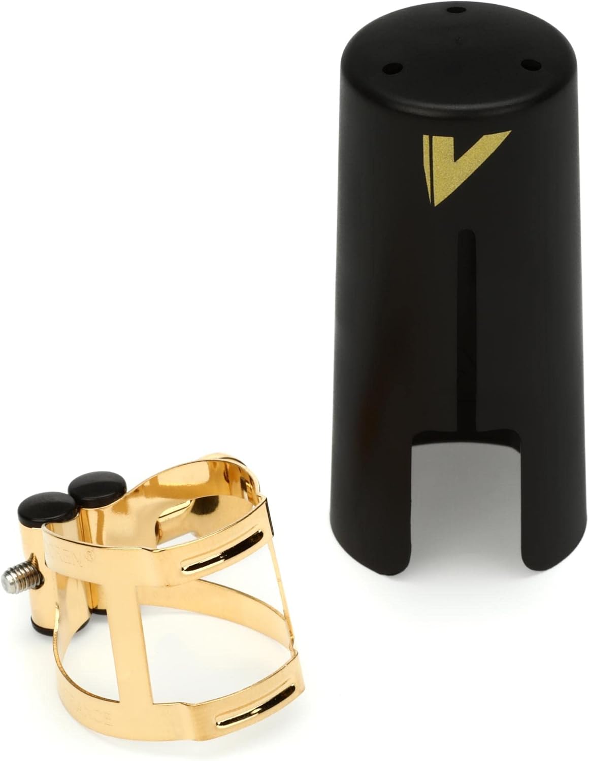 Vandoren LC56DP M/O Ligature and Plastic Cap for Soprano Saxophone