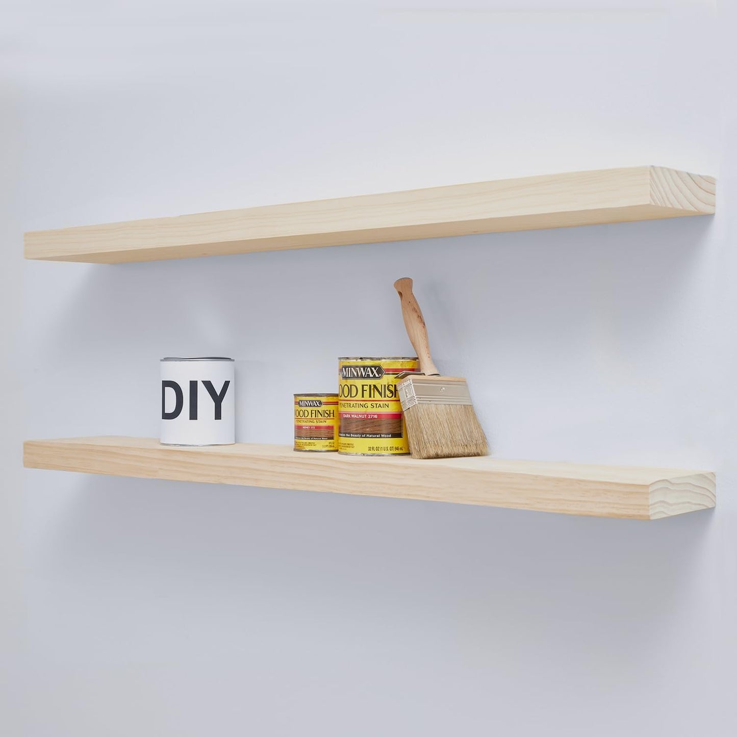Homeforia 42 Inch Wood Floating Shelf for Elegant Wall Decor