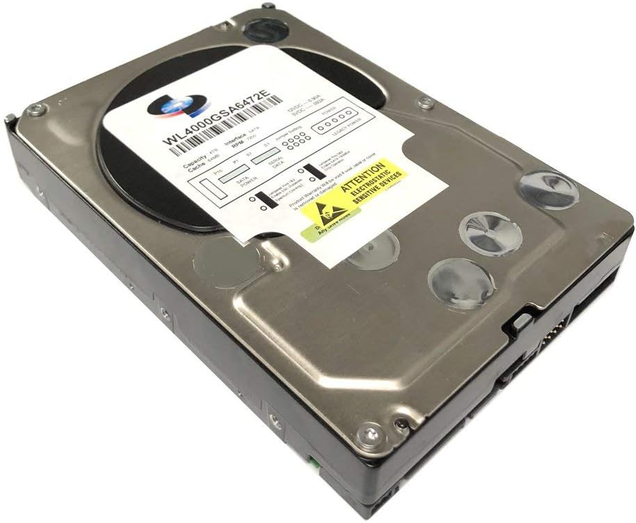4TB 7200RPM SATA Internal Hard Drive for Server and NAS Use