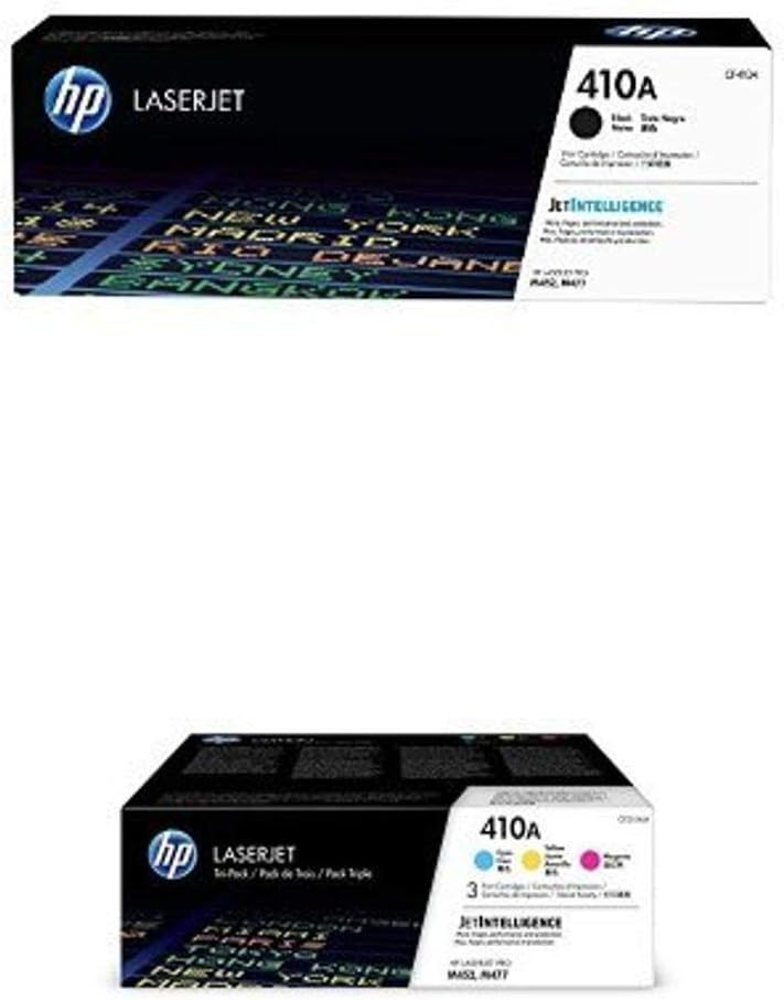 HP 410A Toner Cartridge Bundle for Color LaserJet Pro Series