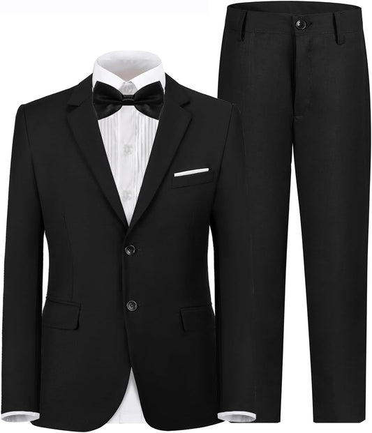 Boys Slim Fit Suits for Formal Wedding and Special Occasions