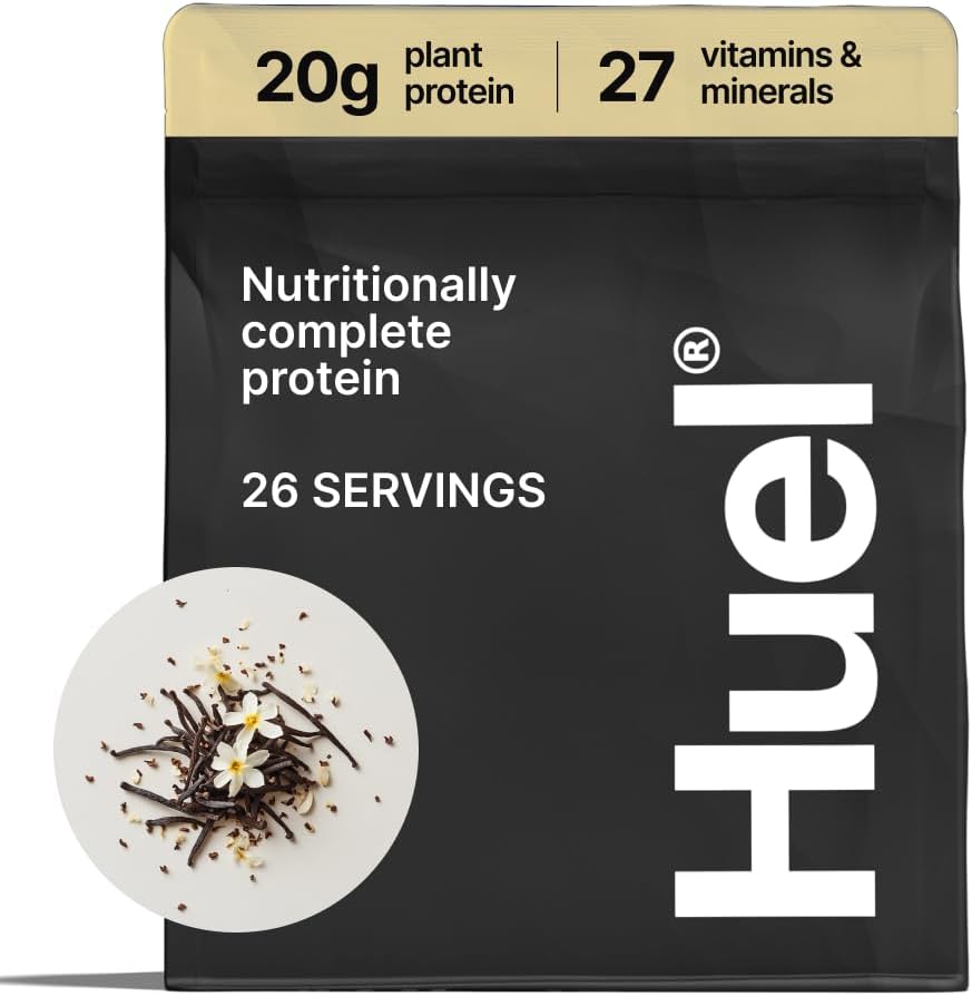 Huel Vegan Protein Powder - Complete Nutrition with 20g Protein