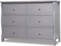 Princeton Baby Dresser Nursery Storage Weathered Gray - Durable Design