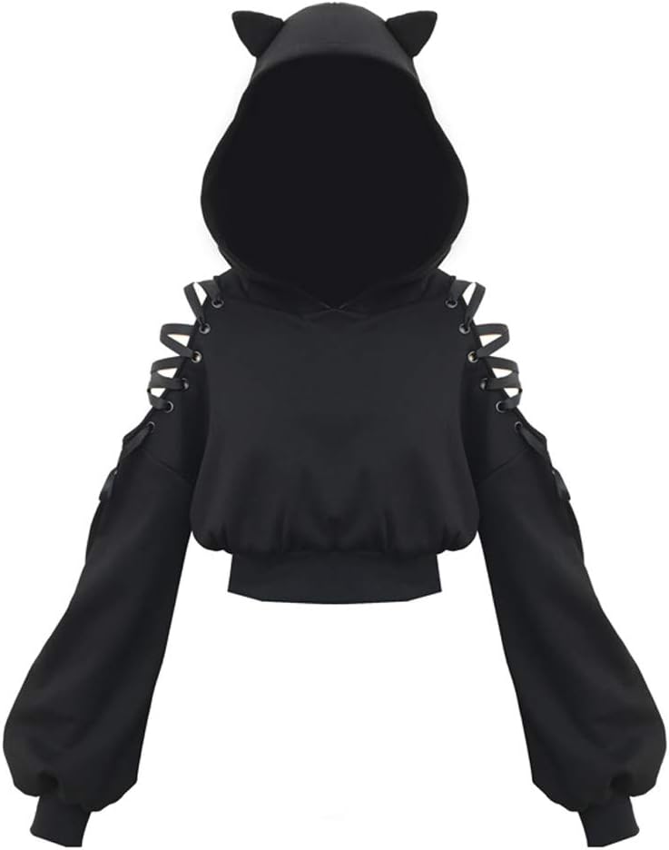 YEMOCILE Cute Cat Ear Hoodie: Stylish & Cozy