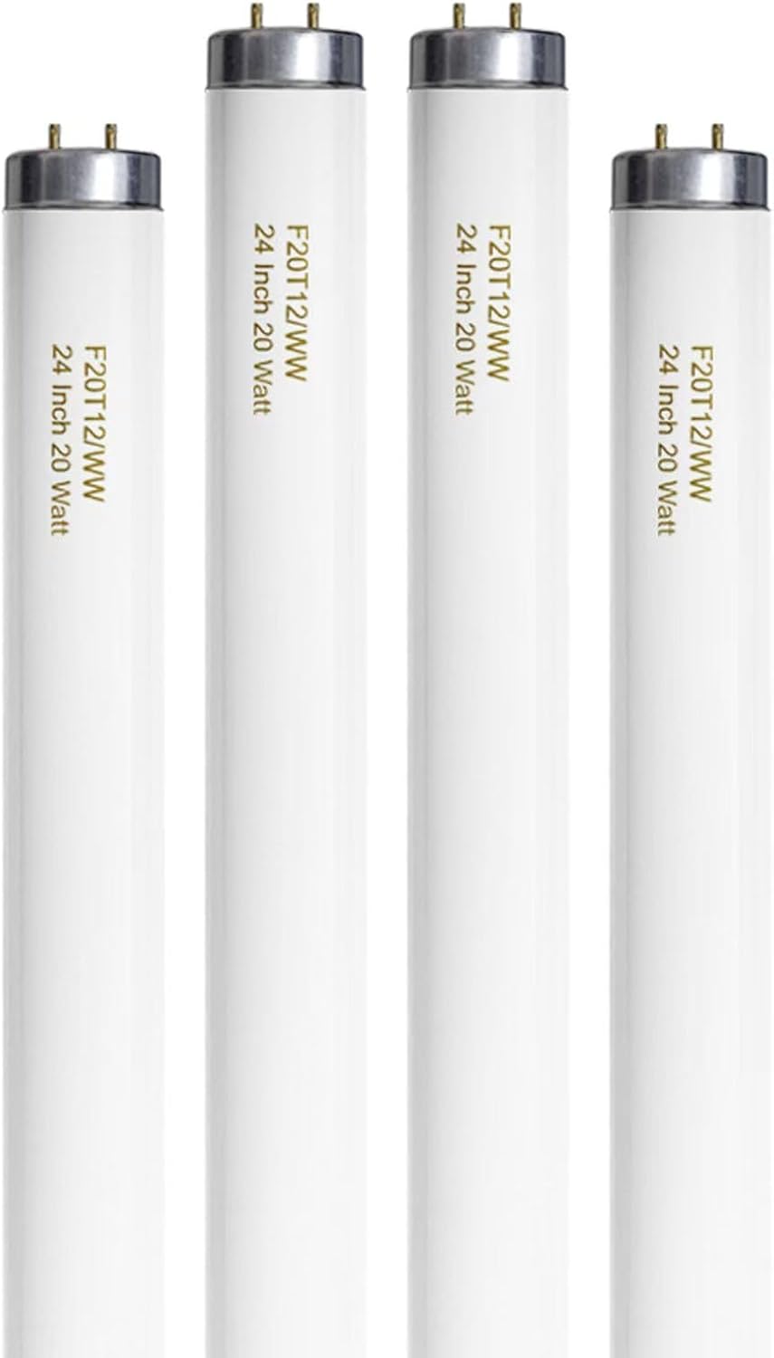F20T12/WW 20 Watt Soft Warm White T12 Fluorescent Tube Light