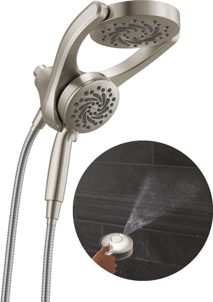 Delta 5-Setting HydroRain 2-in-1 Shower Head for Luxurious Showers