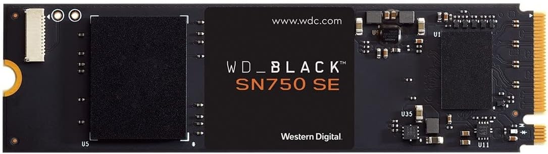 WD Black SN750SE NVME SSD 1TB for High-Performance Gaming