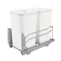 Double Pull-Out Trash Can for Under Cabinets 27 Quart - Space Saving