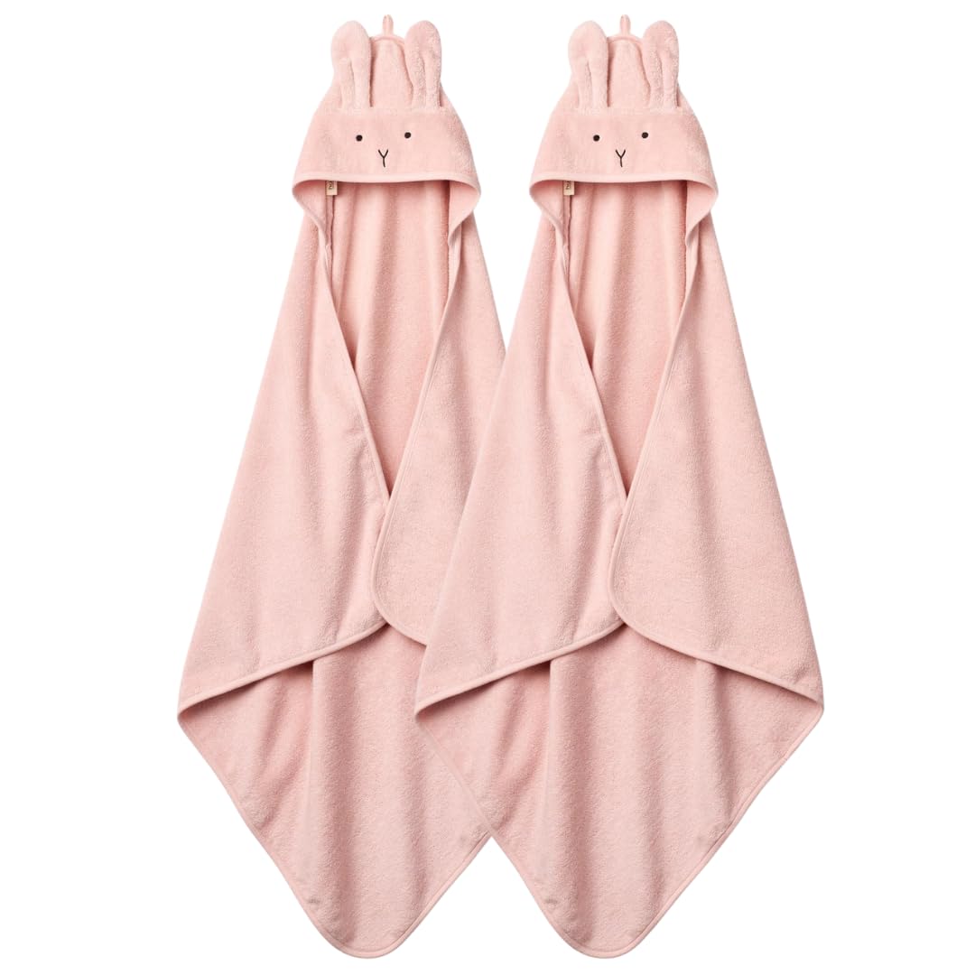 Organic Cotton Baby Hooded Towel for Newborns and Toddlers