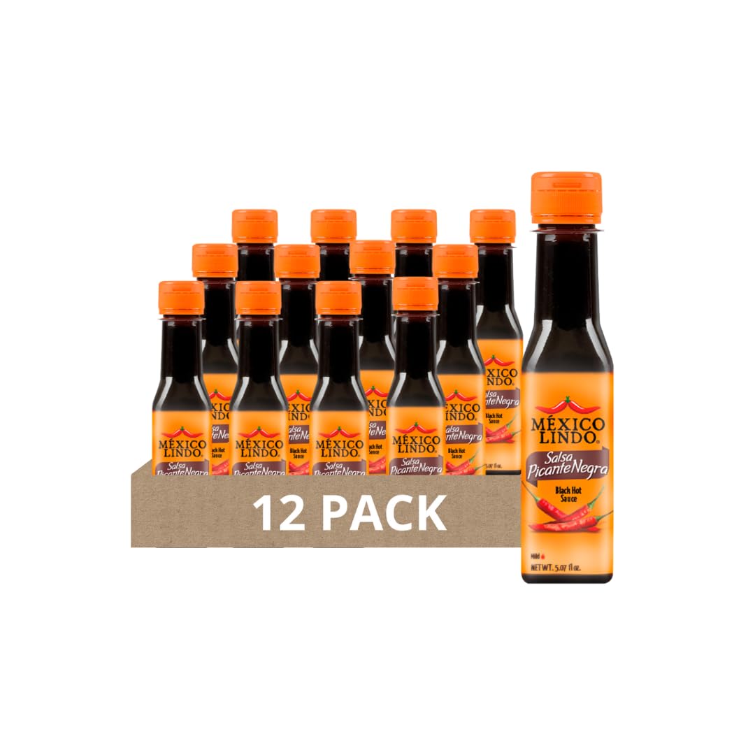 Mexico Lindo Picante Negra Hot Sauce - Light & Spicy Flavor