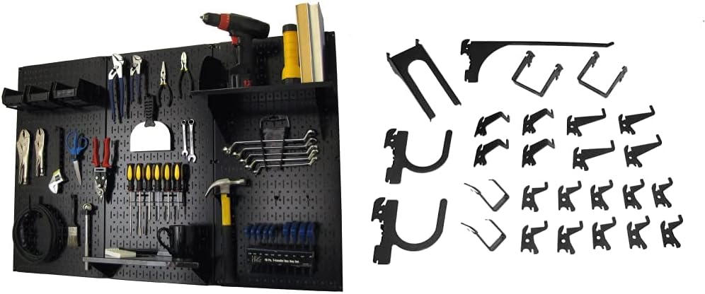Wall Control Metal Pegboard Organizer for Efficient Storage