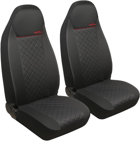 GIANT PANDA Front Seat Covers for Bucket Seats - Universal Fit
