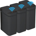 Bathroom Trash Can with Lid 2.5 Gallon Touchless - Compact Motion