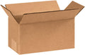 Secure Seal 8x4x4 Pack of 100 Corrugated Carton Boxes - Sturdy Mailers